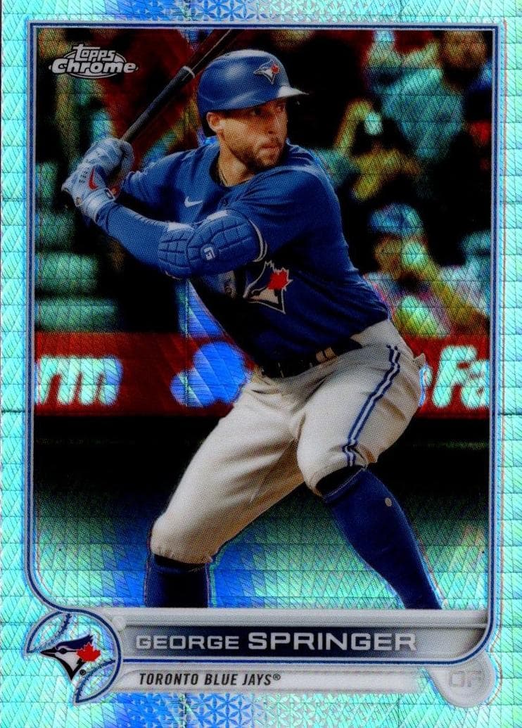 George Springer 2022 topps Topps Chrome