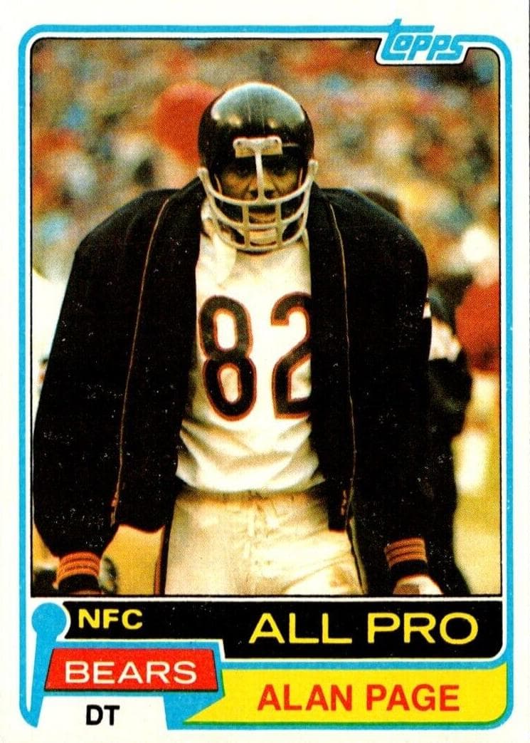 Alan Page 1981 topps Topps