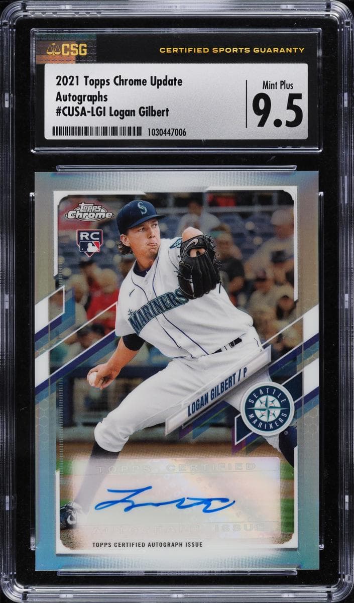 Logan Gilbert 2021 topps Topps Chrome Update