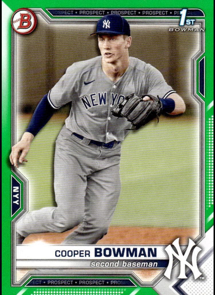 Cooper Bowman 2021 bowman Bowman Draft
