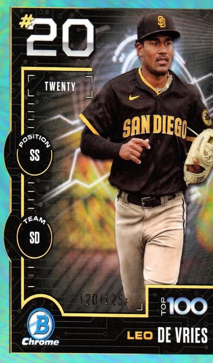 Leo De Vries 2025 bowman Bowman