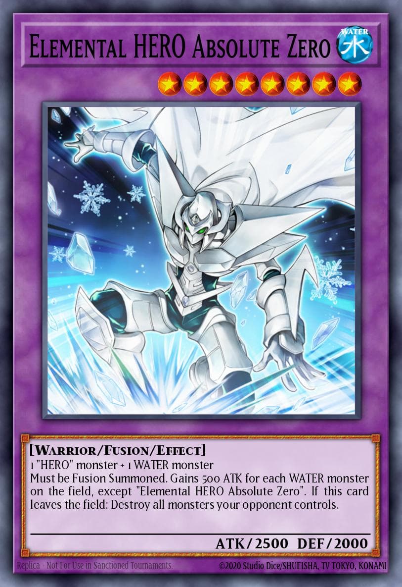 Elemental HERO Absolute Zero 2017 Yu-Gi-Oh!