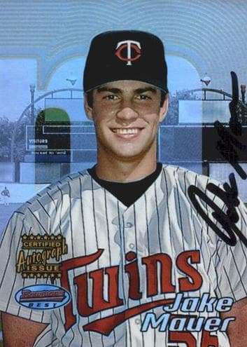 Jake Mauer trading card