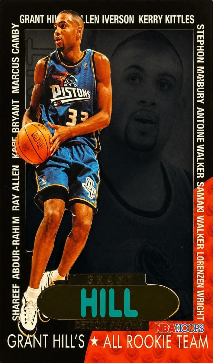 Grant Hill 1996 panini Hoops