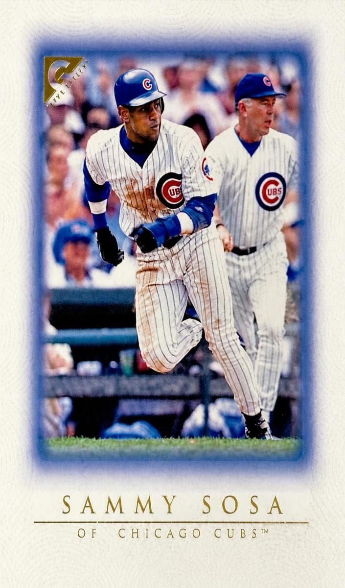 Sammy Sosa 1999 topps Topps Gallery