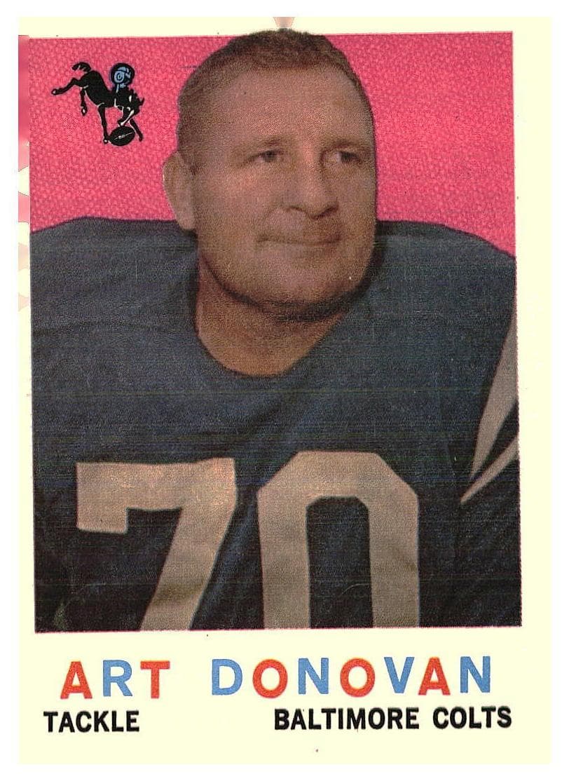 Art Donovan 1959 topps Topps