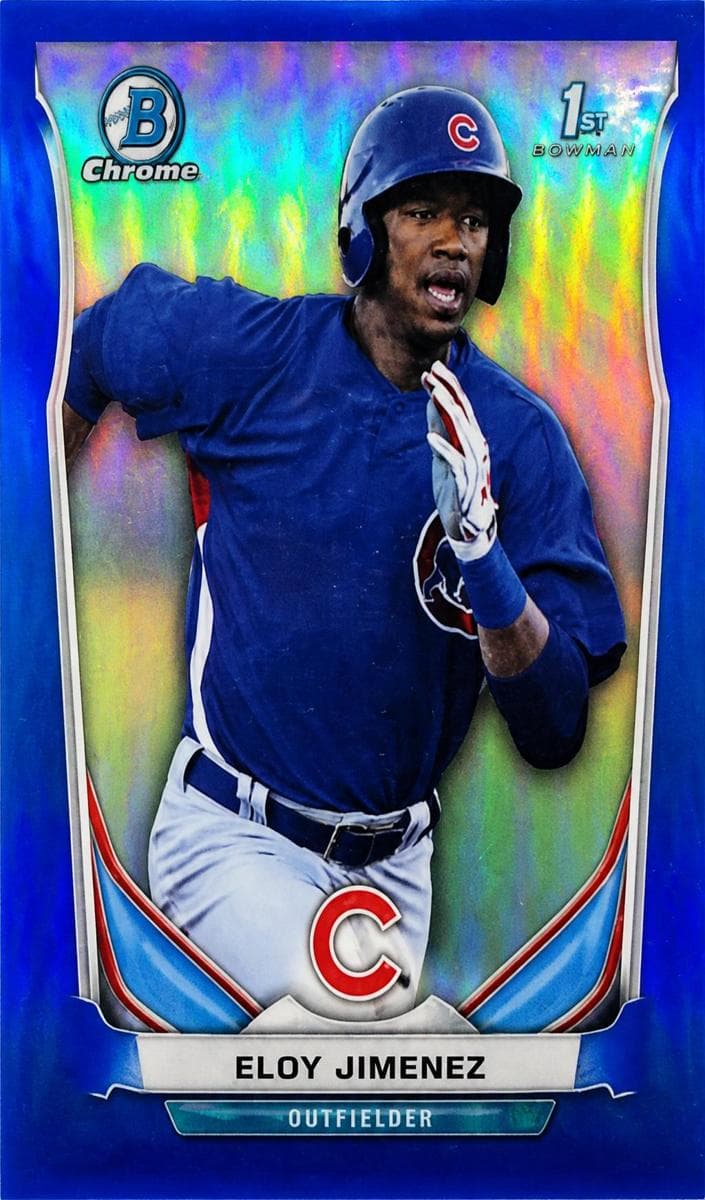Eloy Jimenez 2014 bowman Chrome Draft