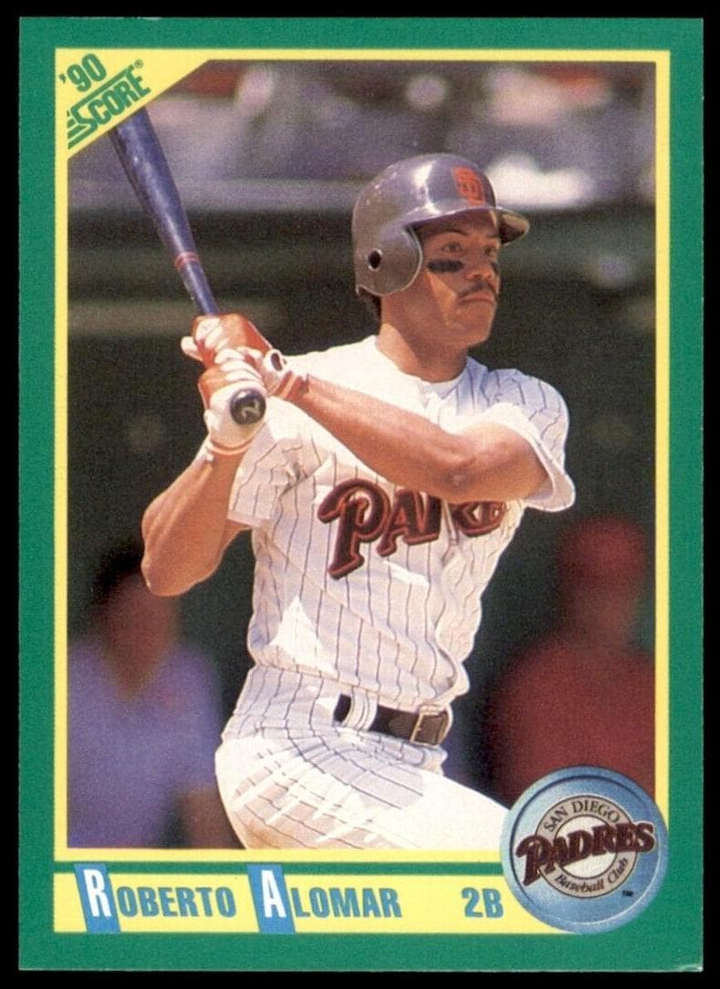 Roberto Alomar 1990 panini Score