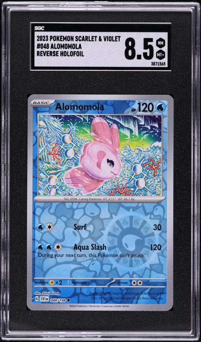 Alomomola trading card
