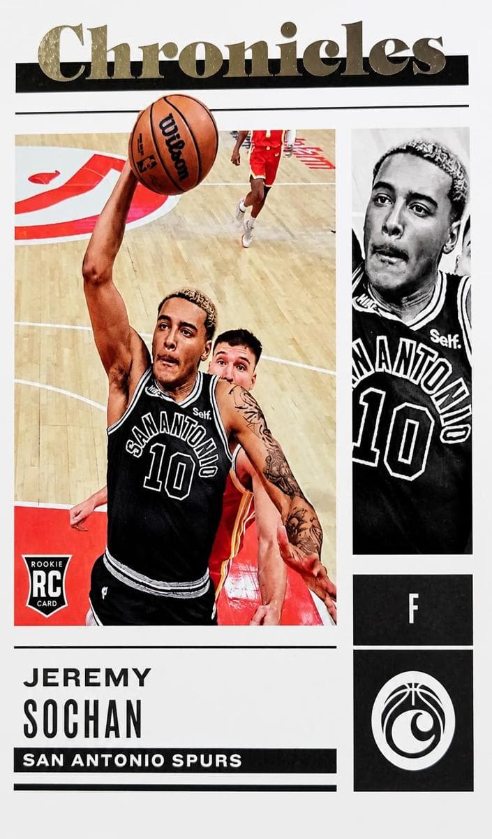Jeremy Sochan 2022 panini Panini Chronicles