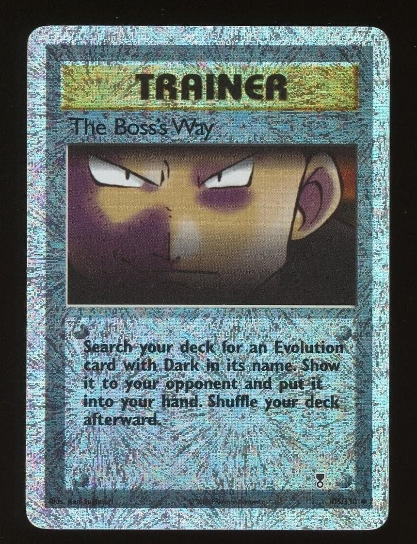 The Boss's Way trading card