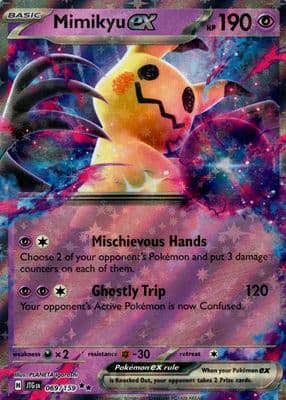 Mimikyu EX trading card