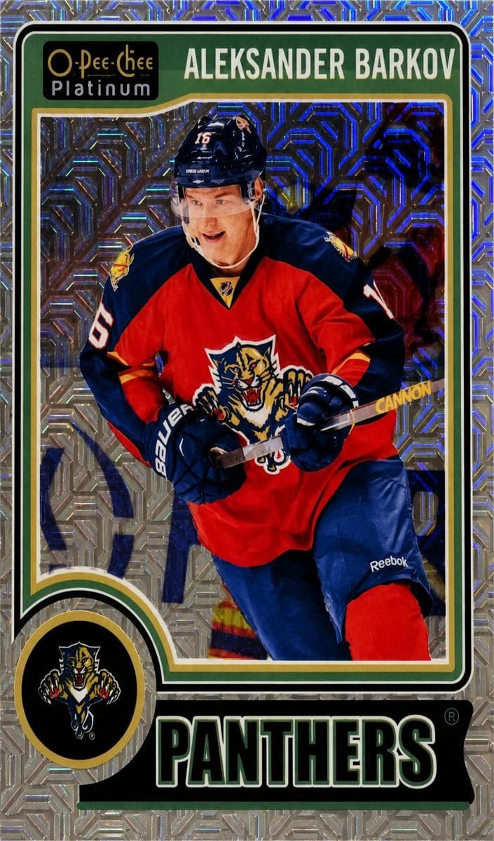 Aleksander Barkov 2014 o-pee-chee Platinum Hockey Seismic Gold