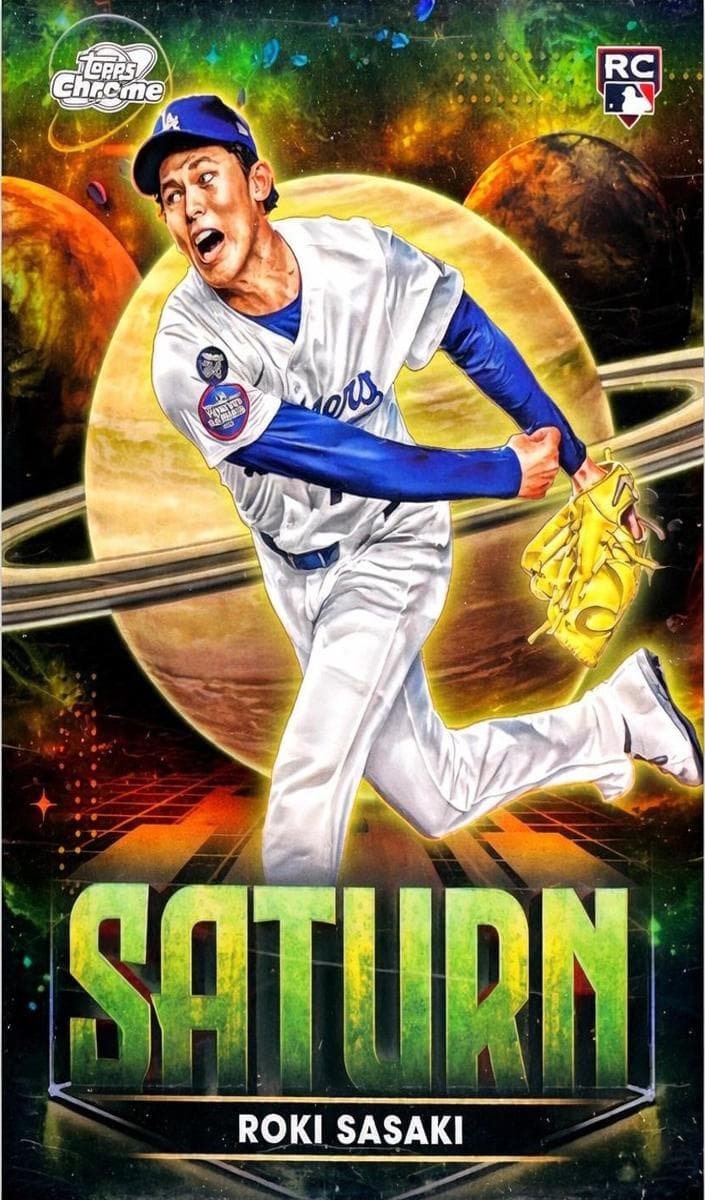 Roki Sasaki 2025 topps Topps Cosmic Chrome
