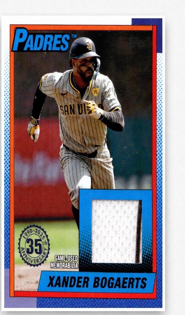 Xander Bogaerts 2025 topps Topps