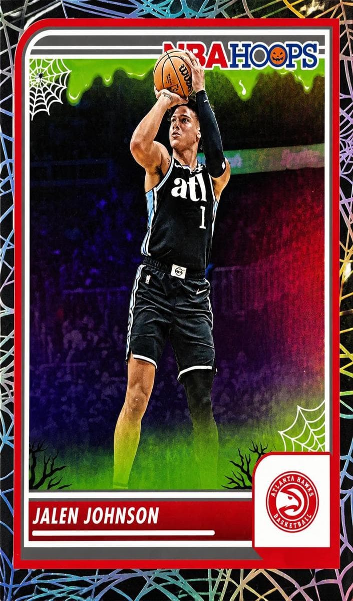 Jalen Johnson 2023 panini Hoops Haunted Hoops