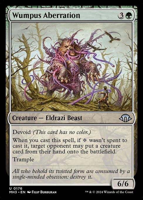 Wumpus Aberration 2024 Magic: The Gathering Modern Horizons 3