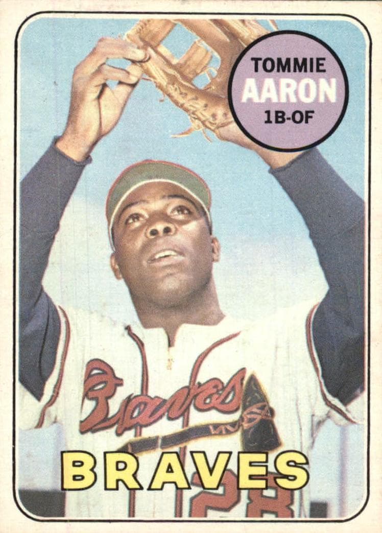 Tommie Aaron 1969 topps O-Pee-Chee