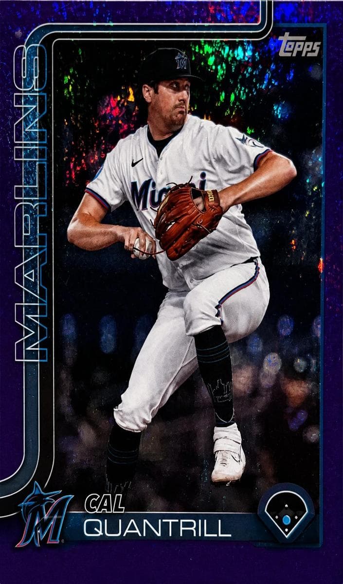 Cal Quantrill trading card