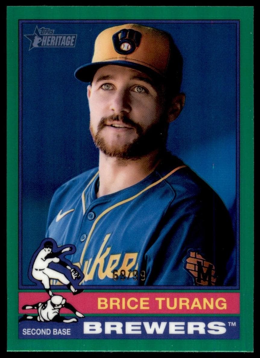 Brice Turang 2025 topps Topps Heritage