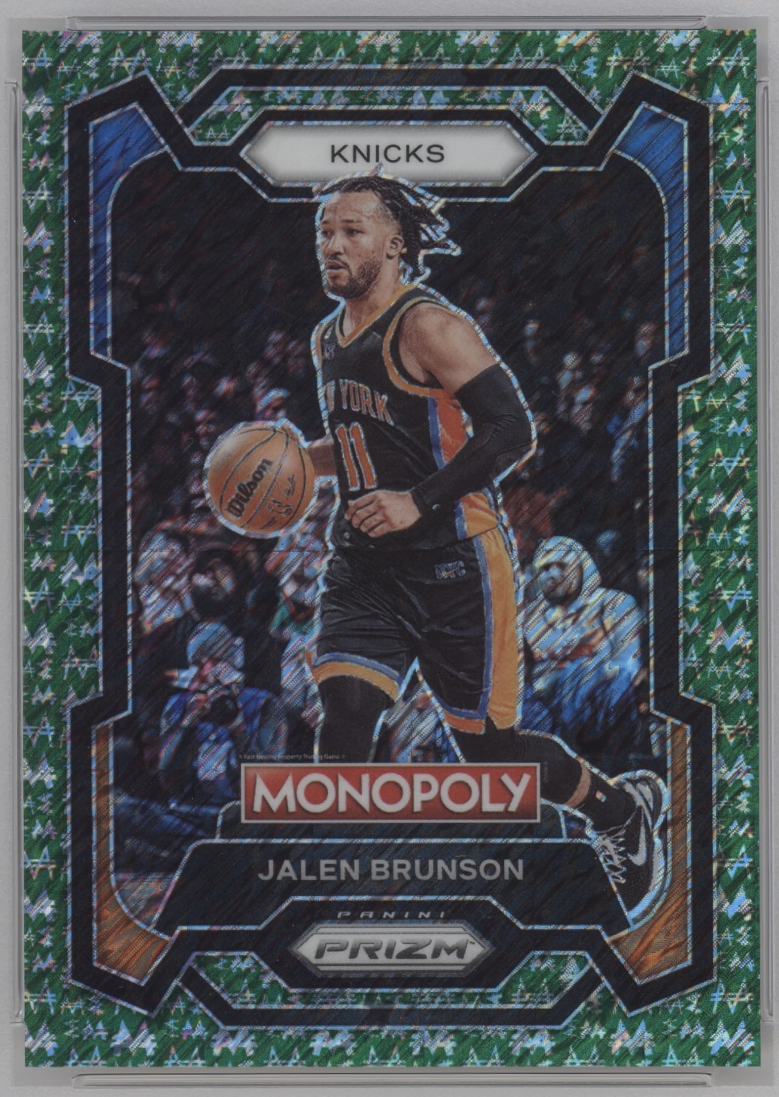 Jalen Brunson 2023 panini Panini Prizm Monopoly