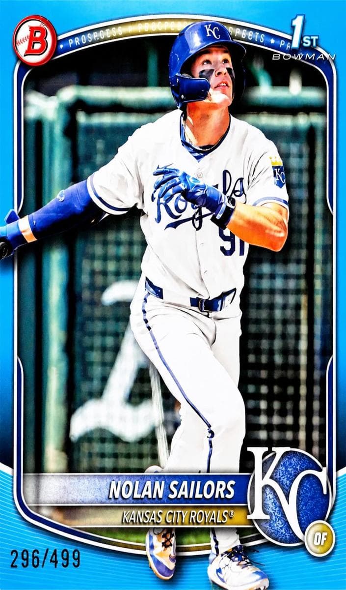 Nolan Sailors trading card