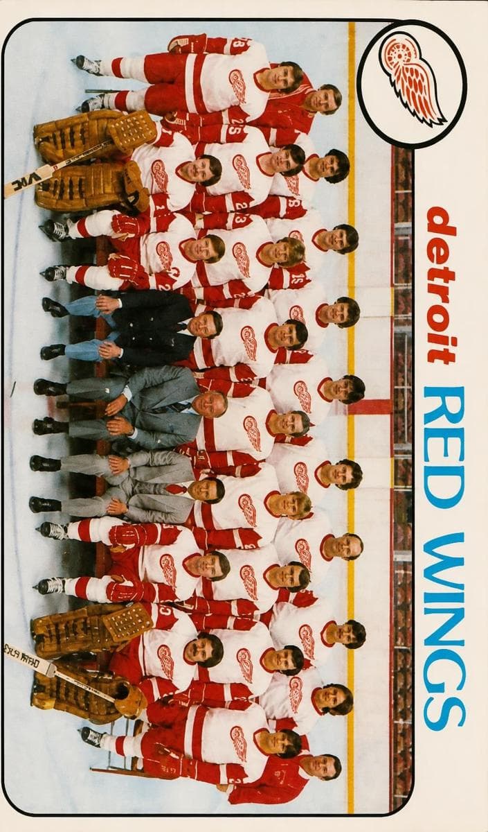 Detroit Red Wings 1978 topps O-Pee-Chee