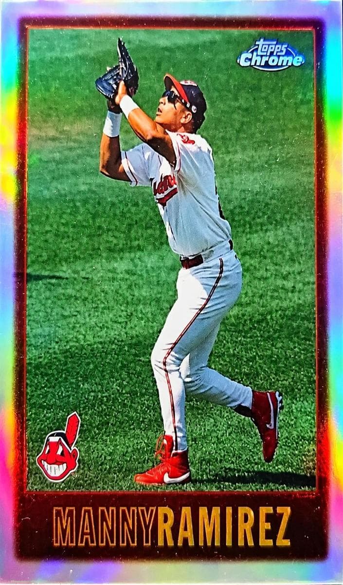 Manny Ramirez 1997 topps Topps Chrome