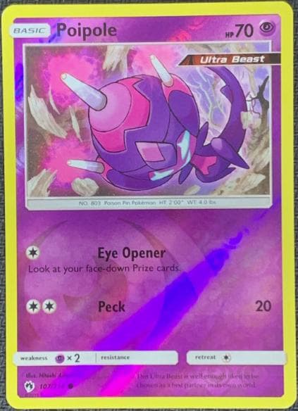 Poipole trading card