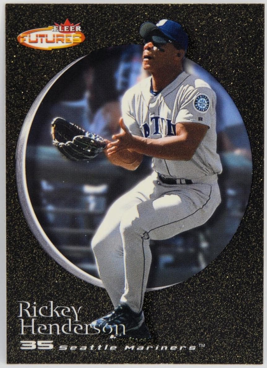Rickey Henderson 2001 fleer Fleer Futures