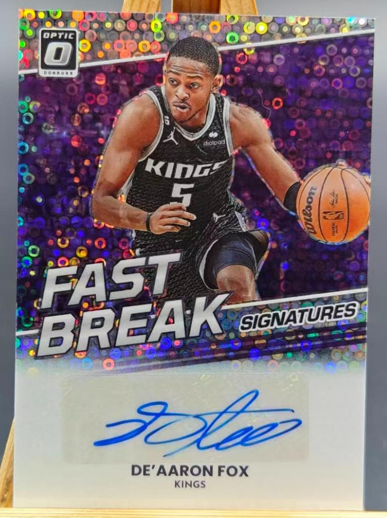 De'Aaron Fox 2022 panini Donruss Optic