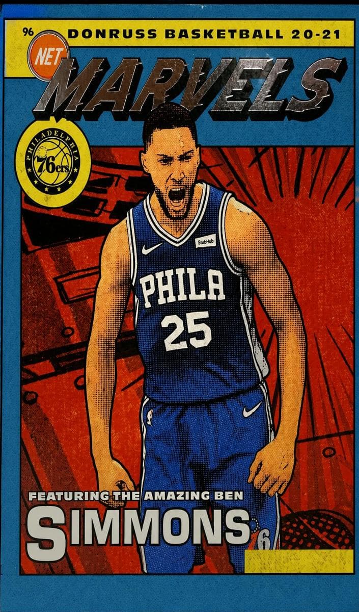 Ben Simmons 2020 panini Donruss