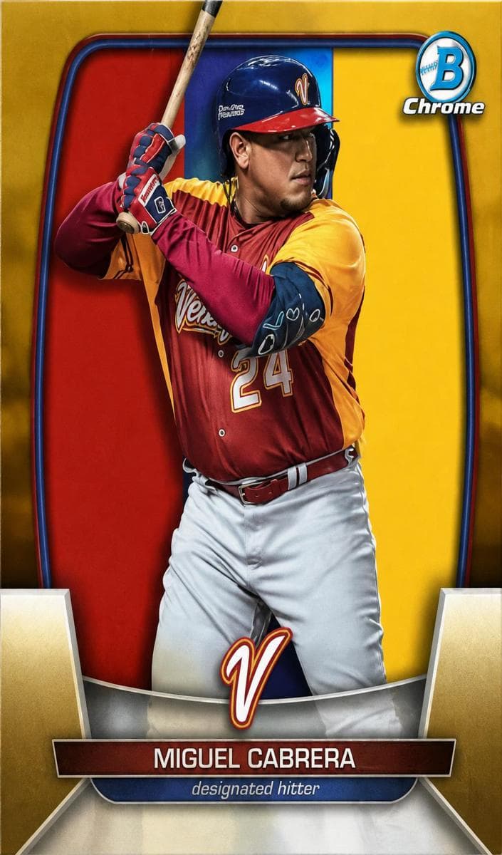 Miguel Cabrera 2023 bowman Bowman Chrome