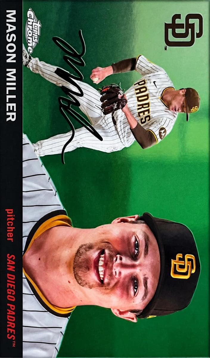 Mason Miller 2025 topps Topps Chrome Platinum