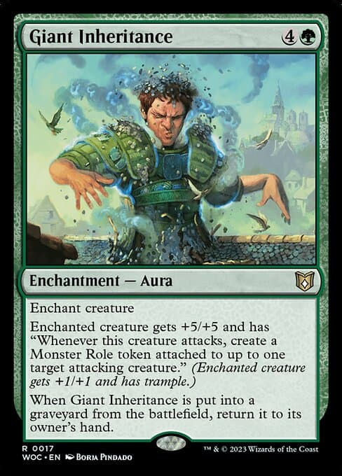Giant Inheritance 2023 Magic: The Gathering Wilds of Eldraine Commander