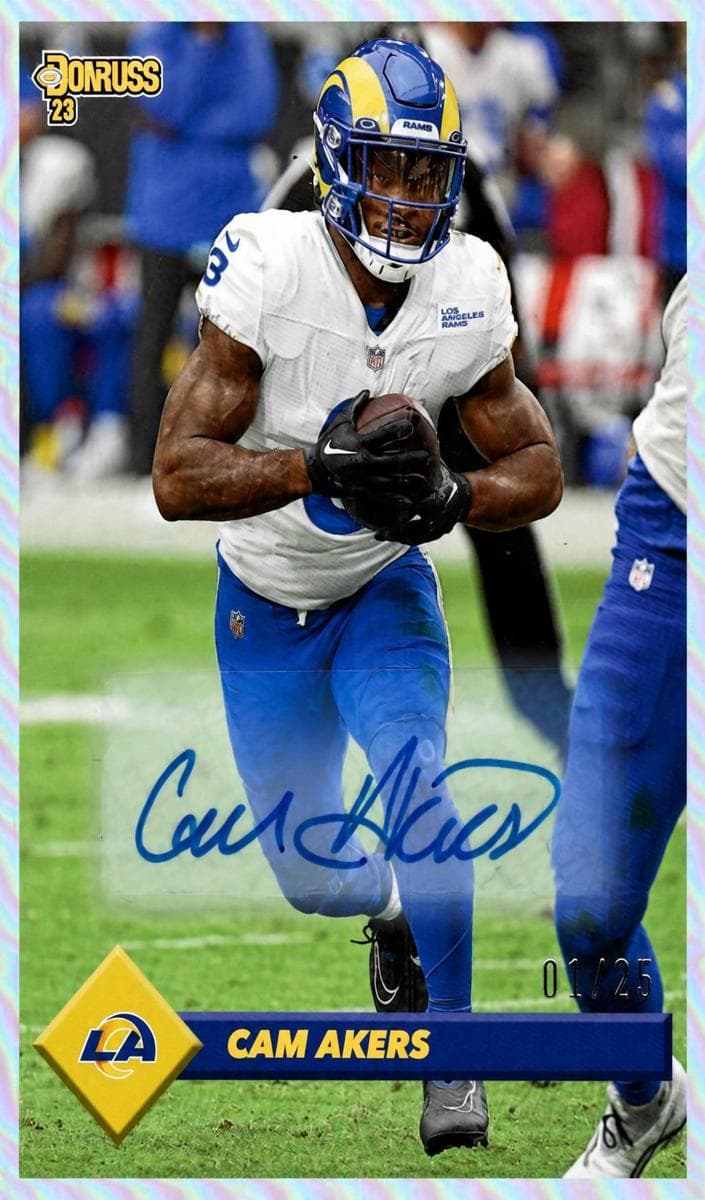 Cam Akers 2023 panini Panini Donruss
