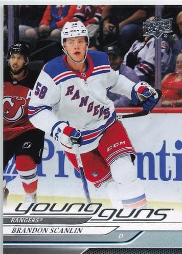 Brandon Scanlin trading card