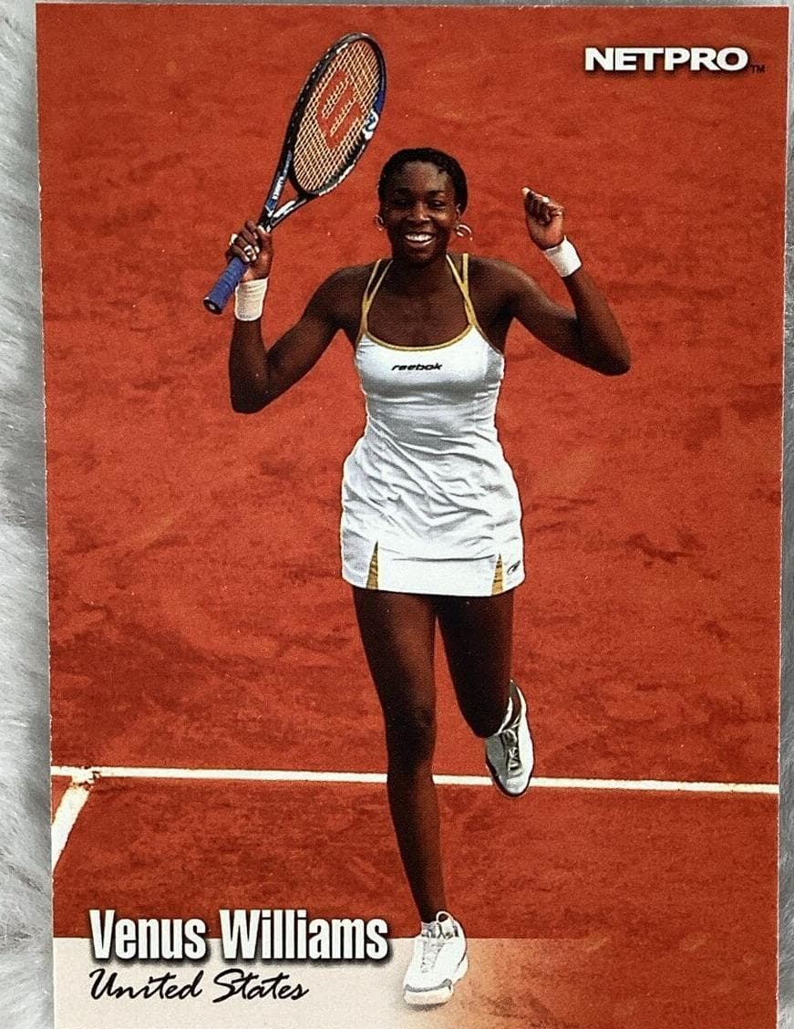 Venus Williams 2003 Netpro rookie card