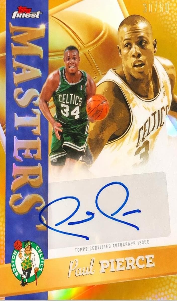 Paul Pierce 2025 topps Topps Finest