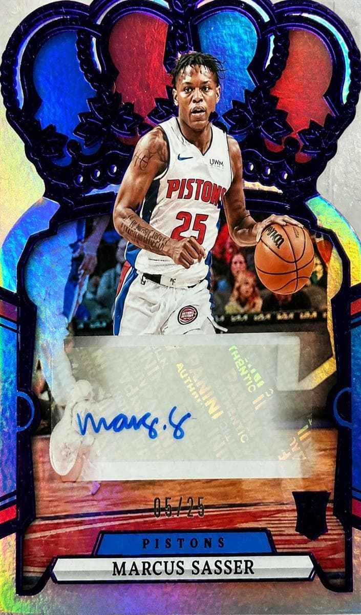 Marcus Sasser 2023 panini Panini Crown Royale