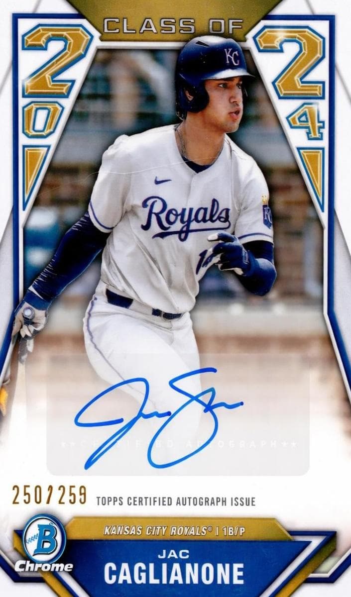 Jac Caglianone 2024 bowman Bowman Draft