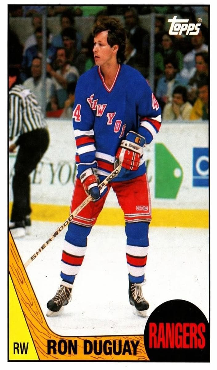 Ron Duguay trading card