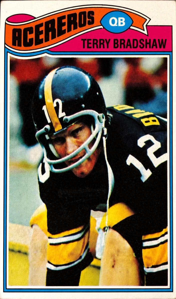Terry Bradshaw 1977 topps