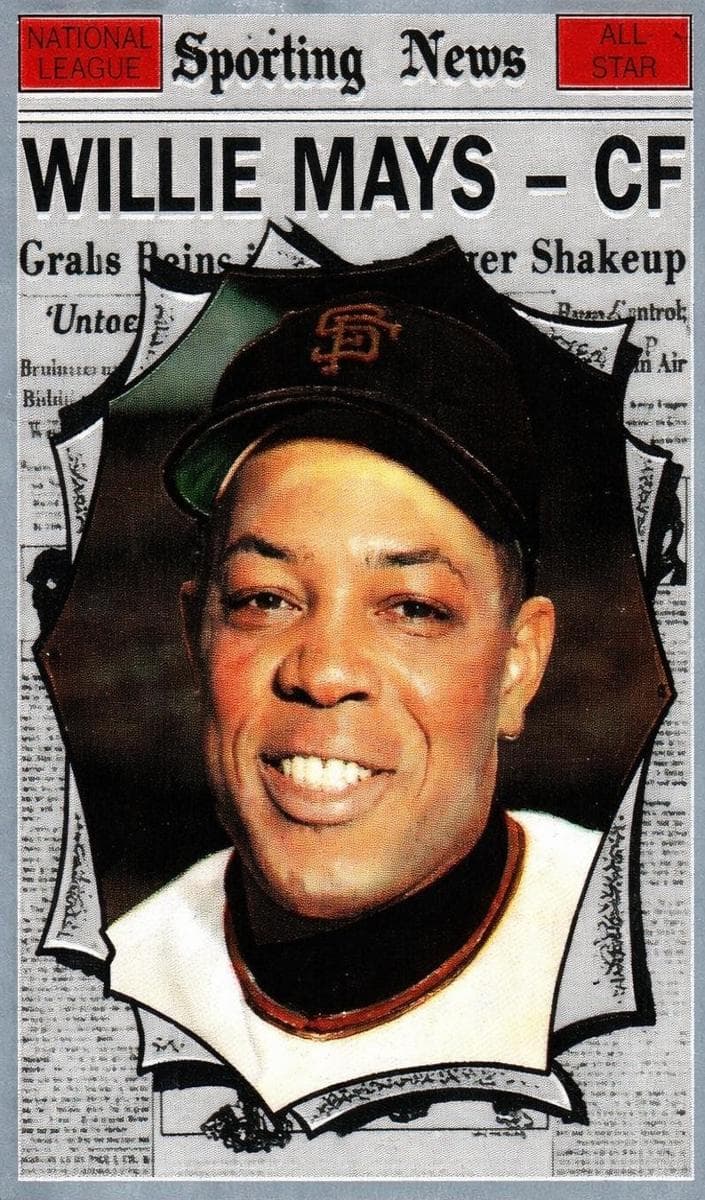 Willie Mays 1997 topps Topps