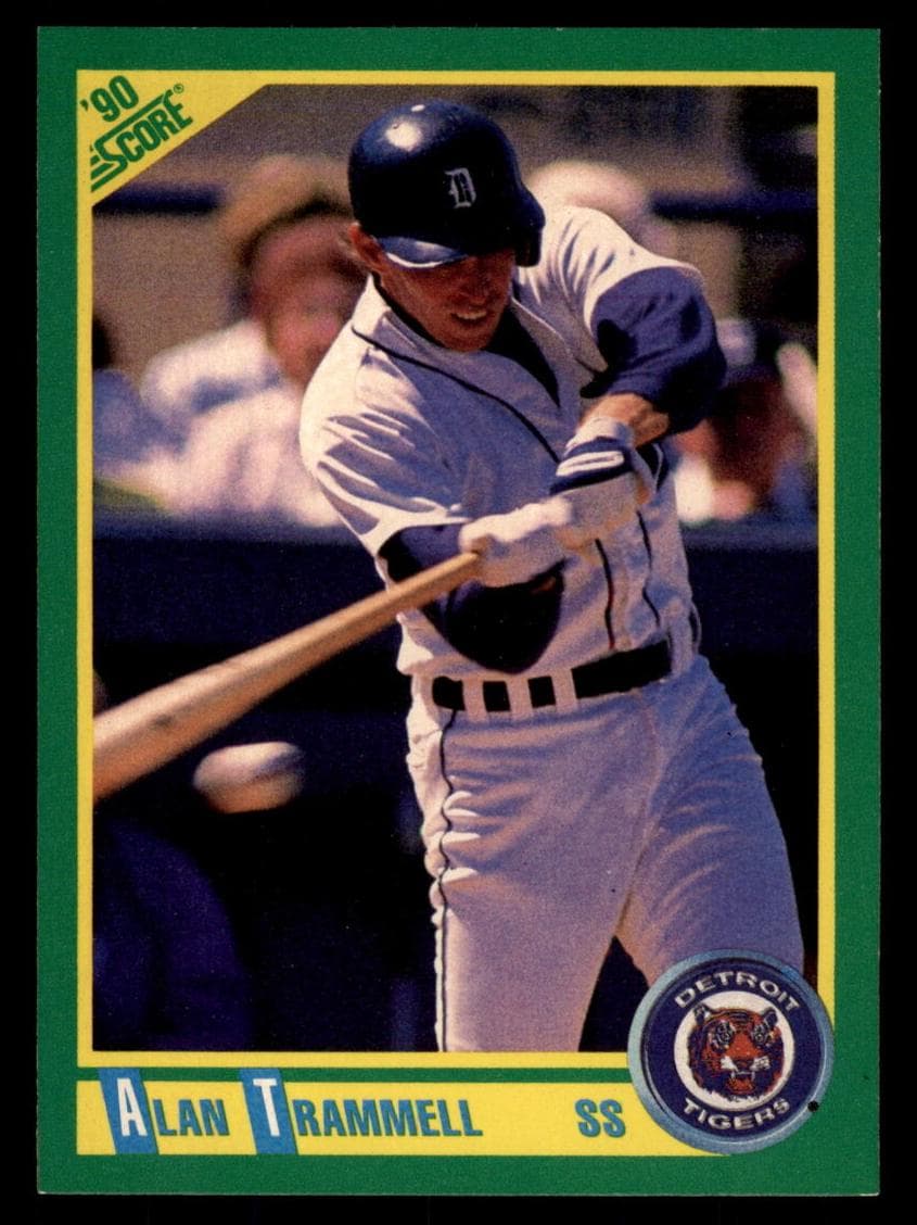 Alan Trammell 1990 panini Score