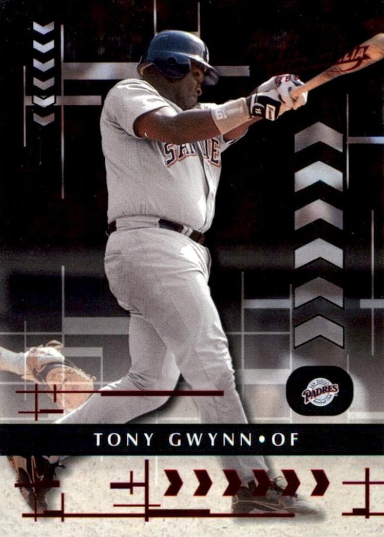 Tony Gwynn 2001 leaf Leaf Certified Materials
