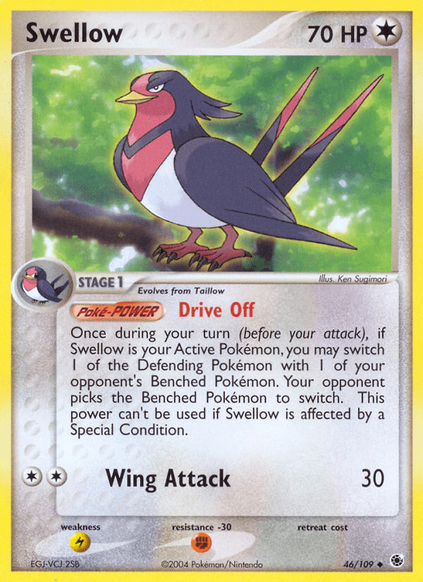 Swellow 2013 Pokemon Ruby & Sapphire