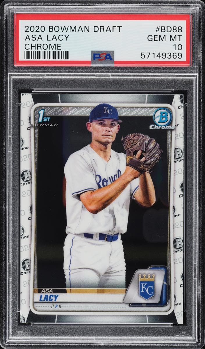 Asa Lacy 2020 bowman Bowman Draft