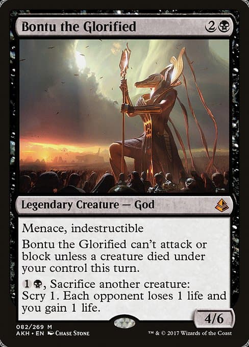 Bontu the Glorified 2017 Magic: The Gathering