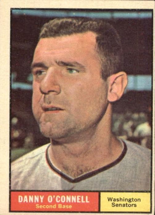 Danny O'Connell 1961 topps Topps